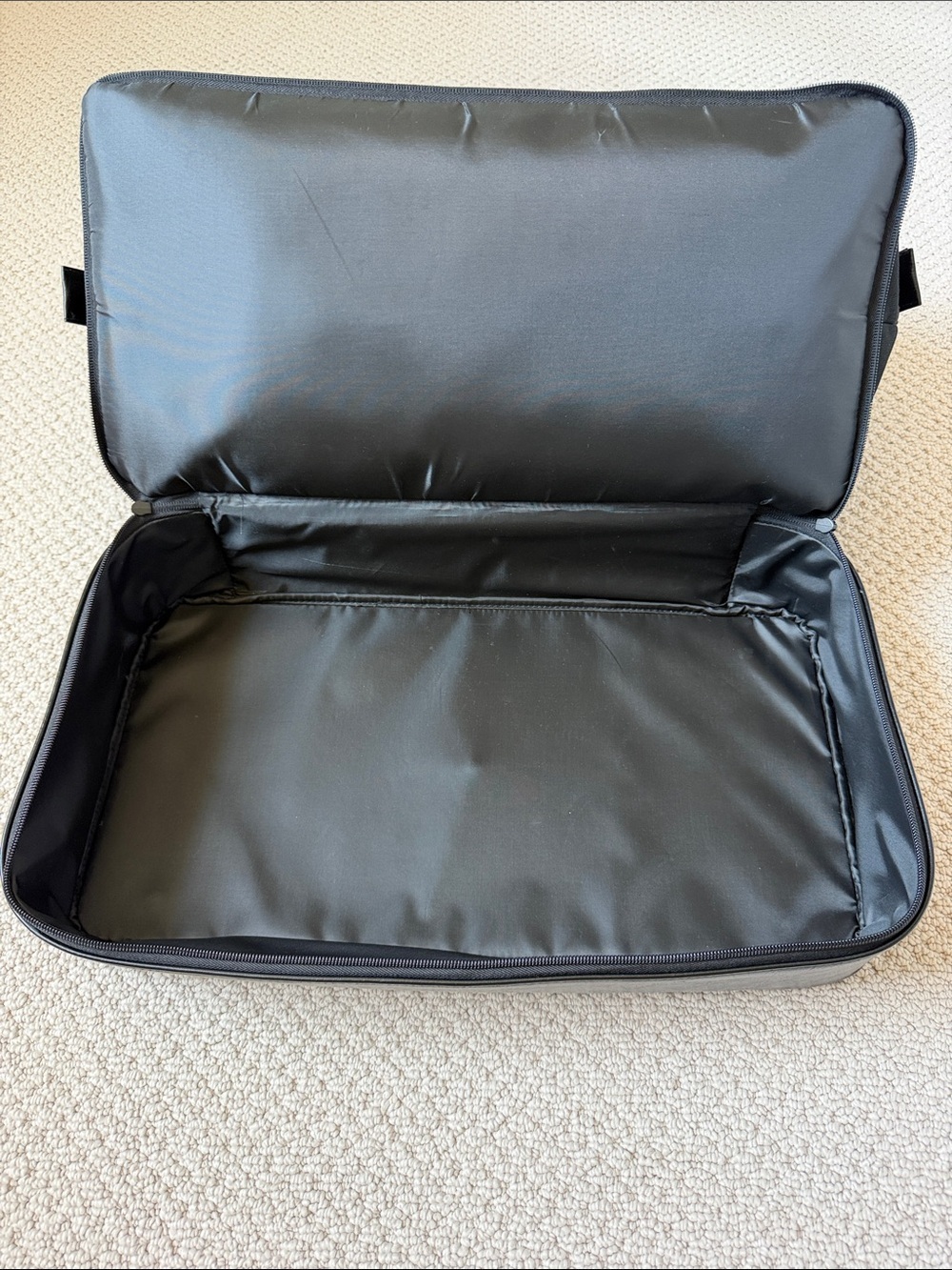 BEIS Black Duffel Weekender with Structured Base - Picture 6 of 7